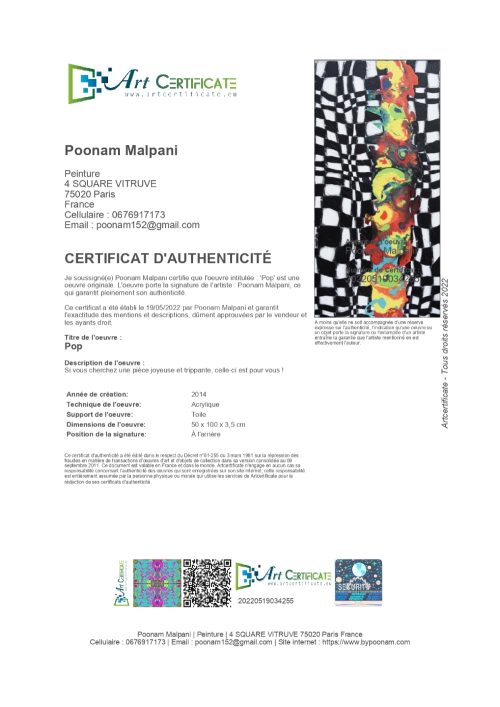 Certificat dauthenticite page 0001 23 1